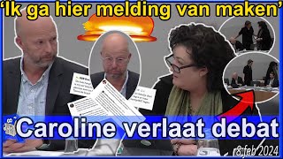 Volledige escalatie Caroline van der Plas is intimiderende Tjeerd de Groot zat amp verlaat debat  TK [upl. by Ilanos]