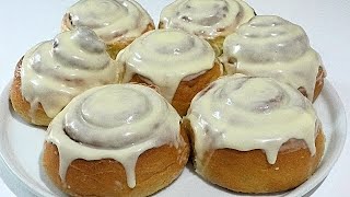 quot СИННАБОНЫ quot Американские булочки с корицей и кремом American cinnamon rolls quotCinnabonquot [upl. by Eniaj]