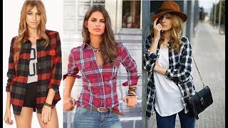 Flannel Outfit Ideas For Women [upl. by Nylorac483]