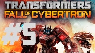 Transformers Fall of Cybertron  Walkthrough Part 5  Chapter 5 Cut and Run [upl. by Llewkcor53]