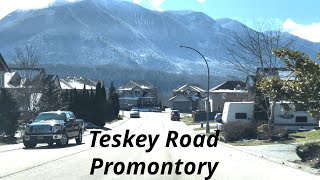 Driving on Teskey Road Promontory Uplands Chilliwack BC [upl. by Anrat]