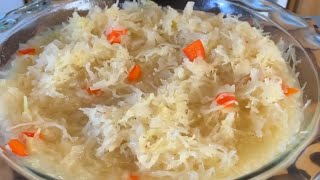 How to make Sauerkraut Taste Delicious [upl. by Tatum]