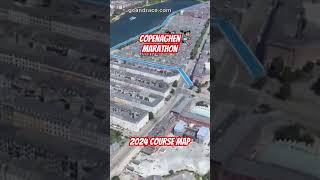 Copenhagen marathon 2024 fly over the marathon course Video of the race path [upl. by Nylg212]