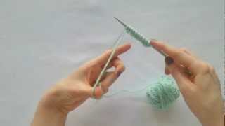 How to Knit the Alternating Cable CastOn  Knitting Tutorial with 2x2 Rib  Great Edge for Ribbing [upl. by Nairim]