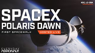 Watch SpaceX launch the FIRST commercial spacewalk Polaris Dawn [upl. by Goodden374]