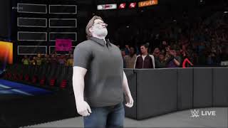 Gabe Newell makes his entrance in WWE 2K18 [upl. by Sherl443]