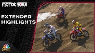 Pro Motocross 2024 EXTENDED HIGHLIGHTS Round 1 Fox Raceway National  52524  Motorsports on NBC [upl. by Airdnek]