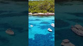 Best Beach Côte D’azur France 🇫🇷 Drone Views On The Bluest Waters Of Lerins Islands [upl. by Harutek]