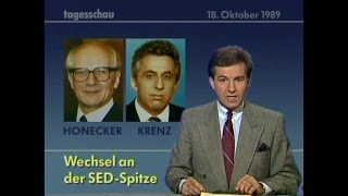 Vor 25 Jahren TVBerichte Teil 6 über quotDDRWendequot in quotTAGESSCHAUquot vom 1510 bis 31101989 [upl. by Kalvin]