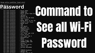 Find All WiFi password in 1 minute [upl. by Haskell]