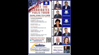 Southington Chamber Meet the Candidates Public Forum 101724 co Southington TV [upl. by Aeneus]