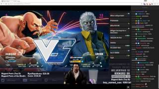 Floe Random Select Gief vs LOWTI3RGOD Urien [upl. by Ecirtael]