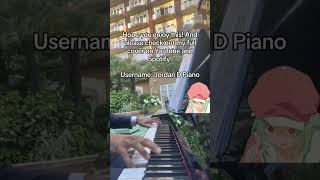 Playing Renai Circulation live on piano for a wedding [upl. by Draillih633]