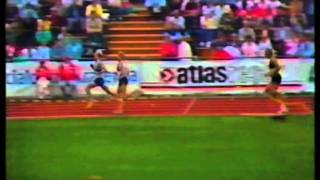 SM I FRIIDROTT 1987 10000M GÄVLE Mats Erixon Mölndals AIK [upl. by Enyale264]