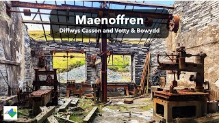 Blaenau Ffestiniog  Explore Maenoffren Slate Quarry including Diffwys Casson and Votty amp Bowydd 4K [upl. by Ennaecarg233]