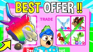 Trading My MEGA DIRE STAG In Adopt Me Roblox My RAREST MEGA NEON Pet Got HACKED  EMOTIONAL [upl. by Nivahb]