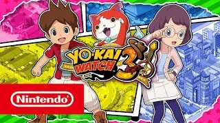 YOKAI WATCH™ 3  ¡Dos héroes y una gran aventura con los Yokai Nintendo 3DS [upl. by Modie]