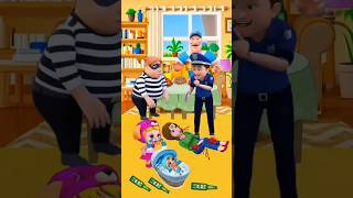 Police ne papa ko kyu pakra 😰shorts cartoon [upl. by Larok]