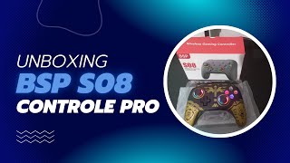 Unboxing BSPS08 SWITCH PRO  TESTE [upl. by Abla215]