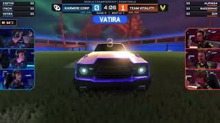 Every Zen goal VS Karmine Corp Rocket League  Vitality VS Karmine Corp Semi Final Rocket League [upl. by Ecidnacal]