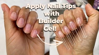 How to Apply Builder Gel with Dual Forms TRIPLE D Builder Gel Color Comparison [upl. by Naivat]