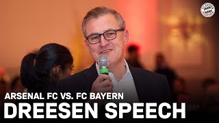 JanChristian Dreesen speech after our first leg 22 draw at Arsenal FC  Champions League [upl. by Peggie371]