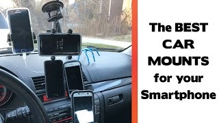 The Best Place To Mount Your Smartphone In Your Car Car Mount Review 2017 [upl. by Geis]