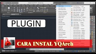 Cara Instal YQArch di Autocad [upl. by Yremrej]