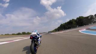 2016  Circuit Paul Ricard Lucas Mahias Caméra embarquée sur la Yamaha R1 GMT94 de David Checa [upl. by Lorenzo399]