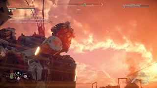 Horizon Zero Dawn  Thunderjaw vs Ravager Blazing Sun [upl. by Dunning607]