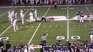 Appleton East v Kimberly  Varsity Football [upl. by Chris]