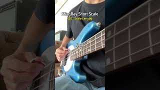 StingRay Full Scale vs Short Scale SterlingByMusicMan [upl. by Weisbrodt]