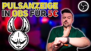 💕 Pulsanzeige für 5€ in OBS  Twtich  Mit Applewatch und dem Health Data Server Overlay  HOW TO [upl. by Henrique]