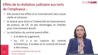 S5 4 résiliation judiciaire du contrat [upl. by Bianchi]