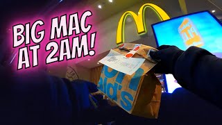 Delivering McDonalds At 2AM In London For UberEats  Drunk Customers Causing Problems [upl. by Eirrac]