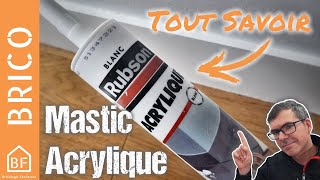 Tout savoir sur le mastic Acrylique [upl. by Chrisoula]