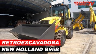 New Holland  Retroexcavadora B95B [upl. by Arriet876]