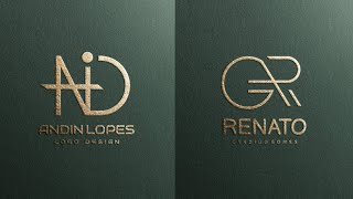 Quer criar logo com letras do nome usando elipse [upl. by Naid647]