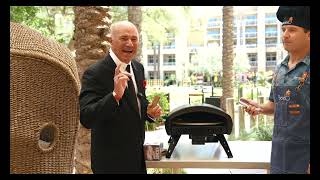 Kevin OLeary Mr Wonderful and founder Eric Bert discussing new Bertello Rotating 16quot Pizza Oven [upl. by Clarinda]