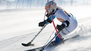 Slalom  second run  2013 IPC Alpine Skiing World Cup [upl. by Annohsat825]