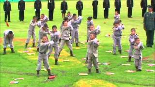 Colegio Militar Academia General Santander CMAGS Gimnasia infantil [upl. by Kaela805]