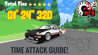 New lap Record 124quot320 Time attack Guide GUNSAI FR Legends AE86 1JZ frlegends timeattack supra [upl. by Anuahsed]