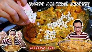 BAKSO ACI TULANG RANGU KUAH SUSU ALA GEDEIN PERUT [upl. by Zoha]