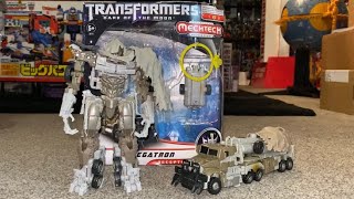 Transformers dark of the moon voyager class complete megatron collection Dotm mechtech box movie [upl. by Yelime]