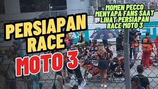 Pecco Bagnaia menyapa fans saat persiapan race Moto 3 malaysiangp sepangcircuit [upl. by Hoj]