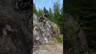 Very technical Mountain Bike Line mtb squamish mountainbiking [upl. by Namilus]