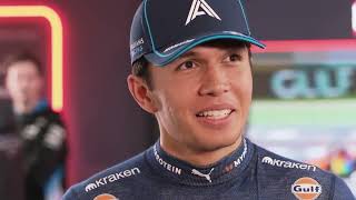 Alex Albon Qualifying Interview  2024 Bahrain Grand Prix [upl. by Nehgem]