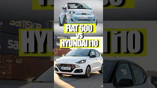 FIAT 500 VS HYUNDAI I10 ¿CUAL URBANO HÍBRIDO ES MEJOR [upl. by Llecrup]