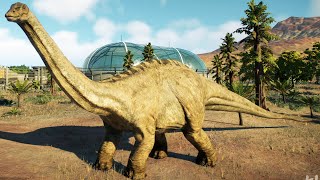 Jurassic World Evolution 2  Apatosaurus Gameplay PS5 UHD 4K60FPS [upl. by Corley]