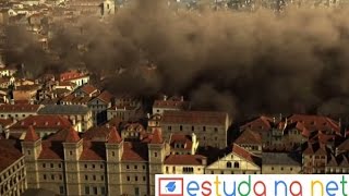 Terramoto e Tsunami Lisboa 1 Novembro 1755  estuda na net [upl. by Acisset]